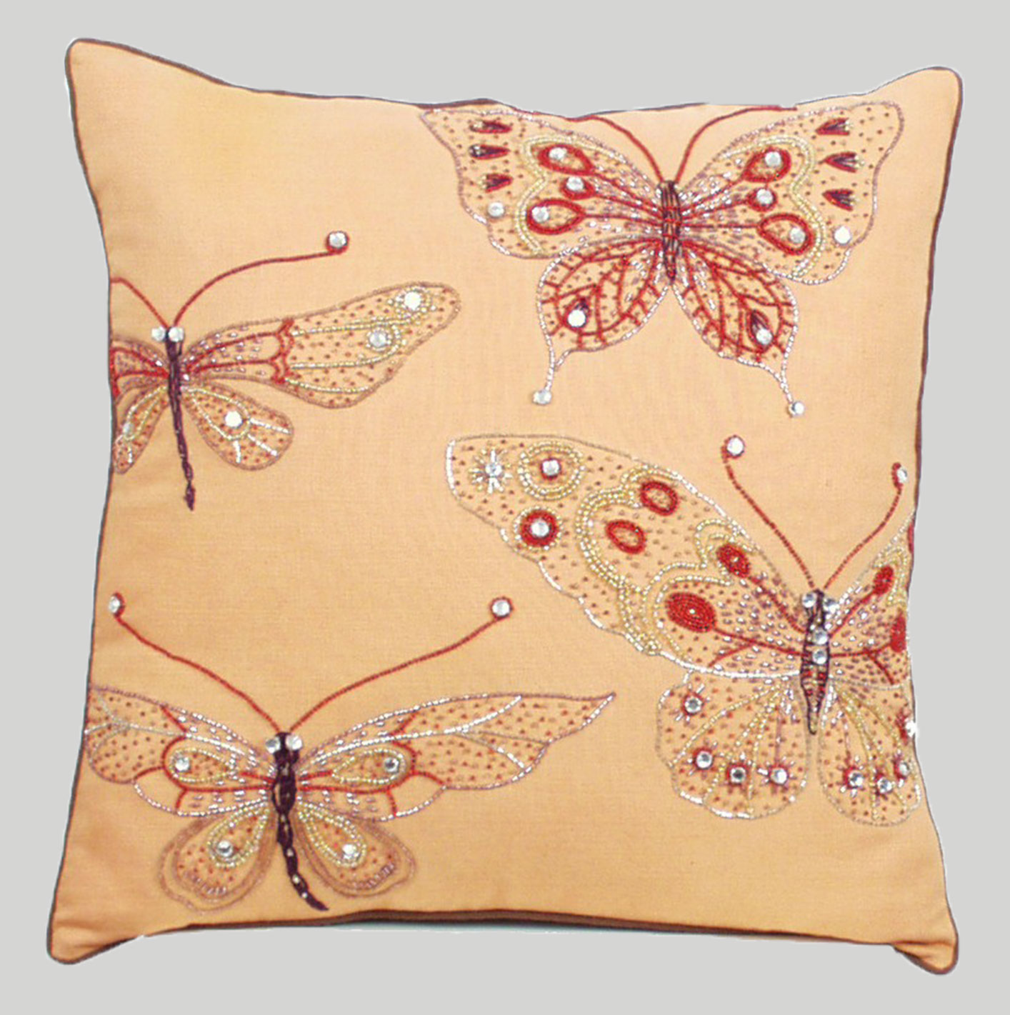 Anthropologie Butterfly Cushion Collection on Linen